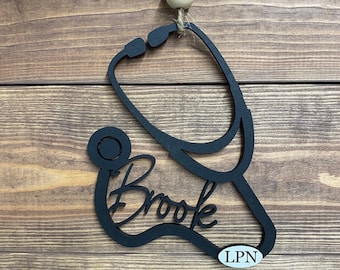 Car Charm / Nurse / medical field / personalized / LPN / RN / charm / Medic / ornament / stethoscope