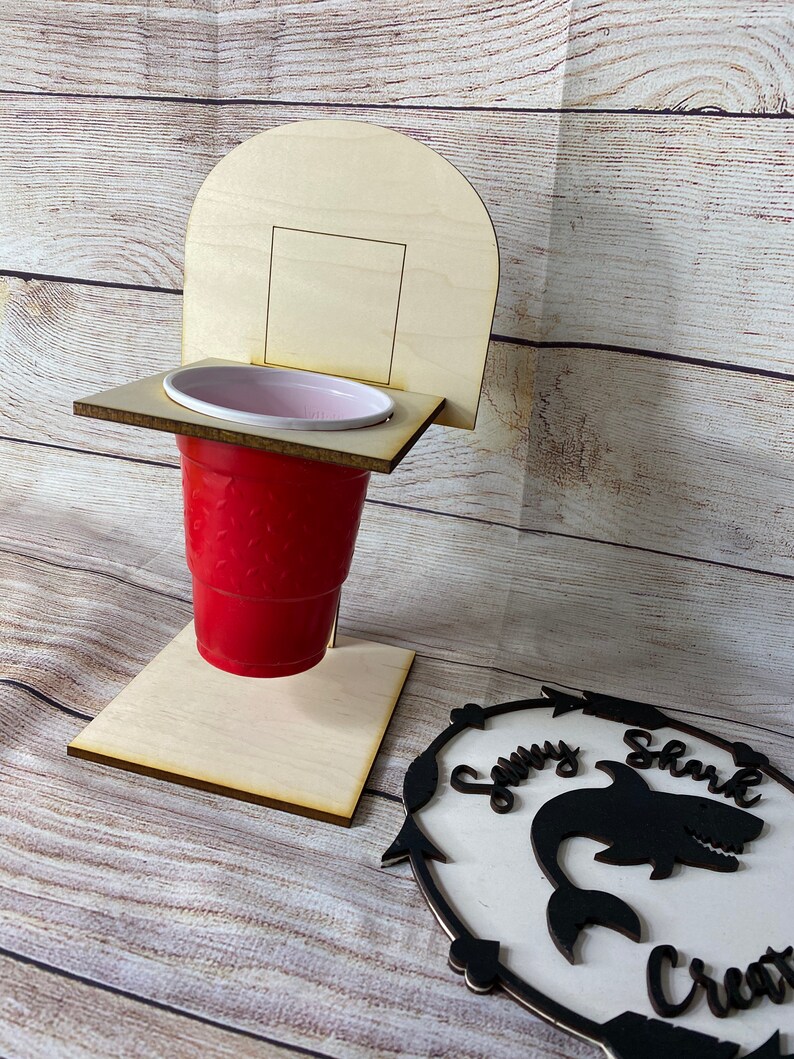 Basketball / Pong Cup Holder / FILE ONLY / Game / Red Cup Etsy