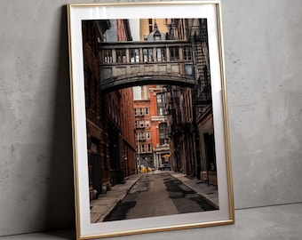 Staple Street Skybridge Photo Print: Tribeca, Manhattan Wall Art