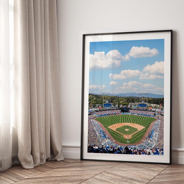 Dodger Stadium Photo Print: Los Angeles Baseball Fine Art