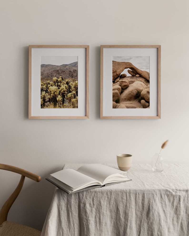 Joshua Tree National Park, Cholla Cactus Garden, California Fine Art Photo Print Giclée / Poster imagem 5