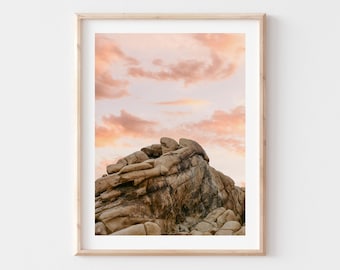 Joshua Tree National Photo Print, Fine Art Photography, Desert, California, Framed Option
