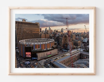 Madison Square Garden Print: Midtown Manhattan Skyline Photography