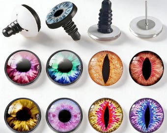 10 ojos de seguridad de varios tamaños para amigurumi (A204)