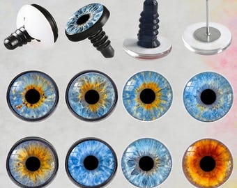 Ojos de seguridad (10 unidades, arandelas) para amigurumi, oso de peluche y peluches B3