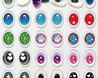 2 Paia (4 Pezzi) Occhi Di Sicurezza In Plastica Nera Lucida Per Pupazzi E Orsacchiotti – CN1107