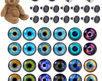 10pcs Dragon Safety Eyes: Realistic Amigurumi Doll Eyes