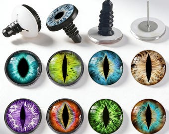 Dragon Safety Eyes with Washers ,Amigurumi and Animal Craft Supplies for Adult Artists 10PCS A208