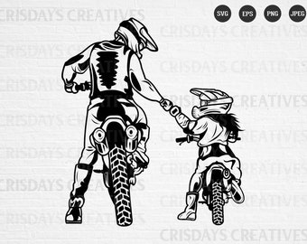 Free Free 251 Father Son Dirt Bike Svg SVG PNG EPS DXF File