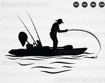 Download Kayak Fishing Svg Etsy