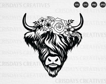 Free Free 153 Scottish Highland Cow Svg SVG PNG EPS DXF File