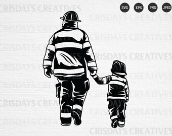 Free Free 140 Husband Father Firefighter Svg SVG PNG EPS DXF File