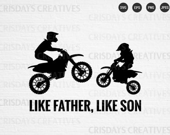 Motocross Dad Svg Etsy