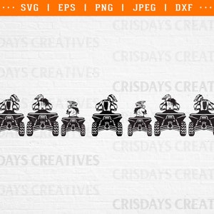 big family atv svg cut files digital downloads atv family svg family bonding atv riding svg atv racing svg clipart silhouette decals dxf png