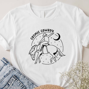 Cosmic Cowboy Svg, Country Png, Western T-shirt Sticker Clip Art ...