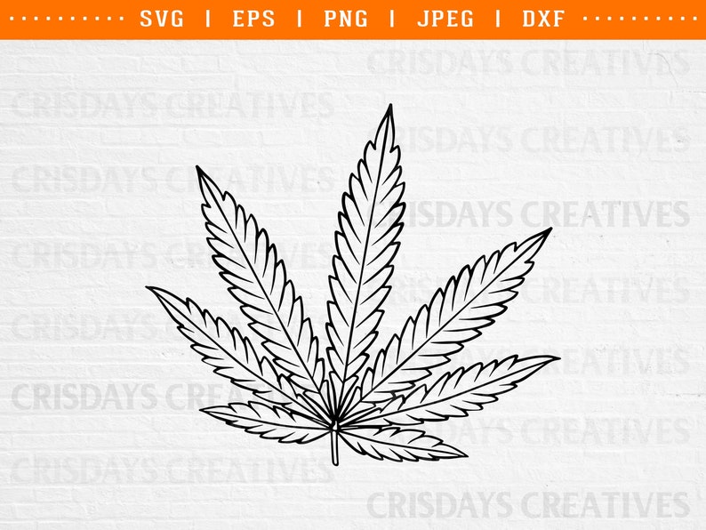 Weed Leaf Svg| Pot Leaf svg| Marijuana Leaf Svg| Cannabis Leaf Svg| Marijuana Leaf Frame SVG| Roll it Pot leaf SVG image 1