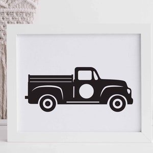 Farm Truck Svg, Truck Svg, Farm House Truck, Vintage Truck Svg, Pickup ...
