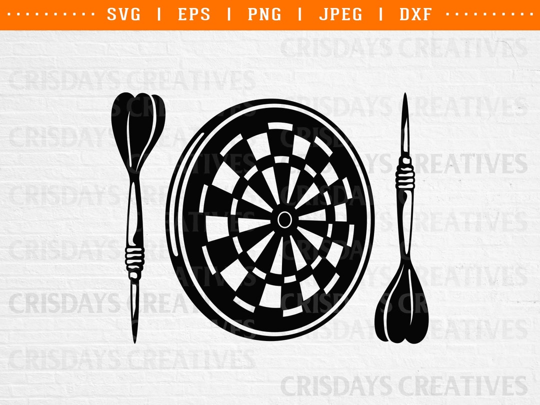 Dart Boards Dart Svg Dartboard Svg Dart Game Dart Dvg Etsy