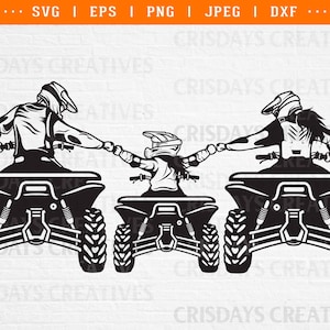 father and daughter svg, mom and daughter svg, family atv svg, atv family svg, atv kids svg, kids atv svg, dad atv svg, mom atv svg, kid atv