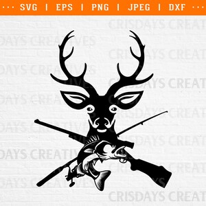 Hunting Svg| Deer hunting Svg| Fish hunting Svg| US Hunting Svg| Outdoor Hunting Svg| Clipart, Png, Vector, Cut Files, silhouette, hunting