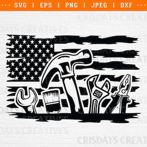 us flag carpenter tools, us carpenter tools svg, tools svg, carpentry svg, woodworker svg, home builder svg, builder svg, workshop svg