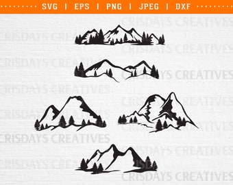 mountain svg bundle, mountains bundle svg, mountain bundle, mountain and pine trees, nature scene svg, nature svg, landscape svg, forest svg