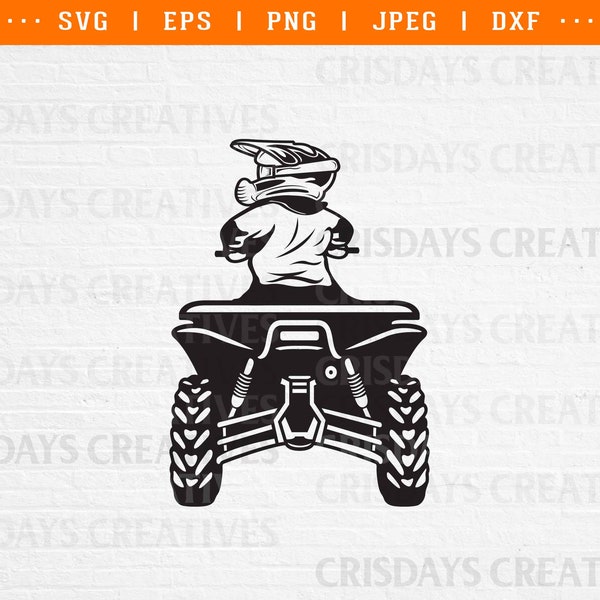 Quad Racing Svg - Etsy