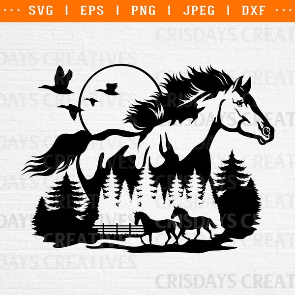 Horse Svg| Running Horse Svg| Wild Horse Svg| Horse Ride Svg| Mustang Svg, horse clip art, horse stickers png, horse dxf, cute horse, cricut