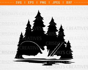 kayak fishing, kayak fishing svg, kayak svg, fishing svg, kayak fishing shirt svg png, fishing cut files for cricut, kayak fishing scene svg