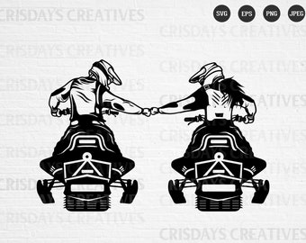 Dad and Mom Snowmobile Svg Snowmobile svg DadLife MomLife SVG winter games snow mobile ,fun in snow, snow day, snow adventure