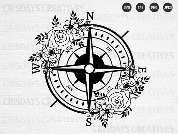 Buy Nautical Compass SVG Compass Clipart Compass Cut File for Online in  India 