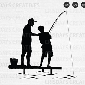 Download Father And Son Svg Fishing Svg Father And Son Fishing Etsy