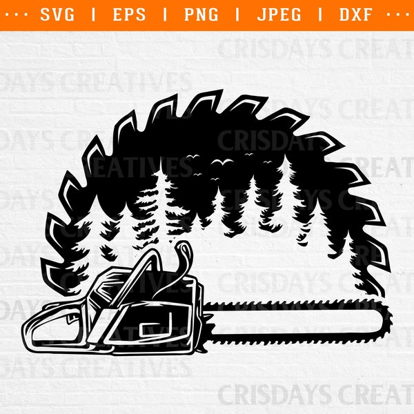 Wood Saw Blade Svg| Logger Svg| Wood Blade Svg| Wood Saw Blade with Trees| Lumberjack svg , Png, Vector, Clipart, Cut files