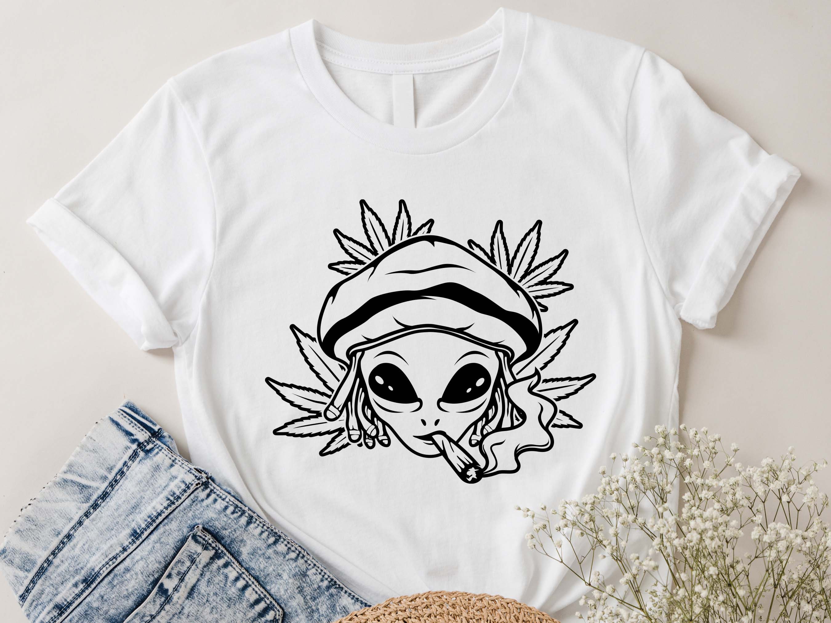 Smoking Alien Svg Cannabis Svg Alien Svg Alien Smoking - Etsy UK