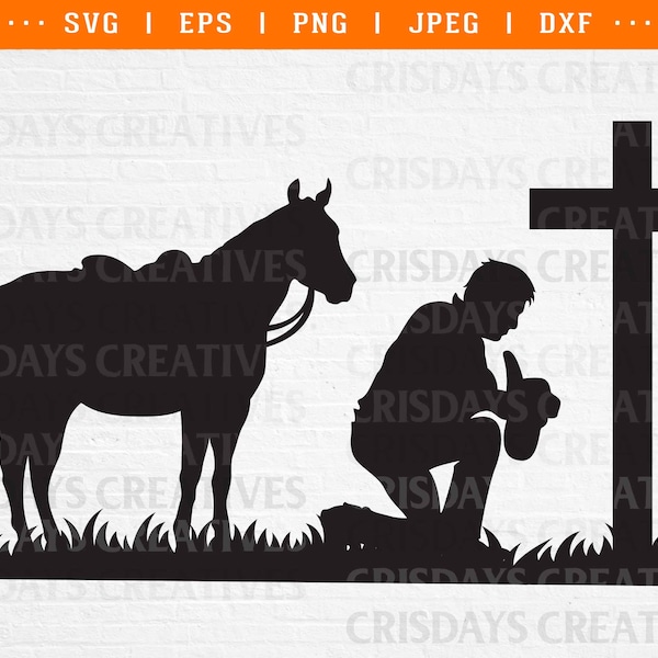 cowboy kneeling at cross svg, cowboy kneeling svg, cowboy svg, cowboy shirt svg, kneeling cowboy and horse svg, kneeling cowboy svg dxf png