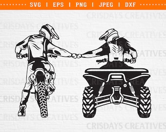 Mom and Dad Adventures, dad life svg, dad riding motocross svg, mom life svg, mom riding atv svg, couple goals, couple bonding, gift ideas