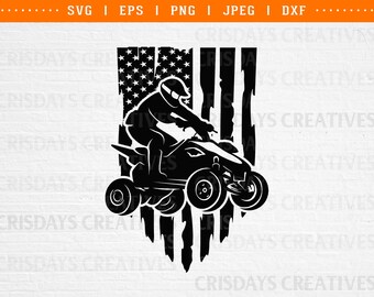 Amerikaanse atv-rijder svg, Amerikaanse vlag atv svg, Amerikaanse vlag atv, atv eigenaar svg, atv rijden svg, atv-rijders svg, ons atv svg, atv vlag svg, atv stencil, atv
