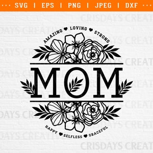 mom svg, mothers day svg, mom birthday gift svg, mom shirt design, typography design for mom, floral mom shirt svg, mom life svg, mama svg