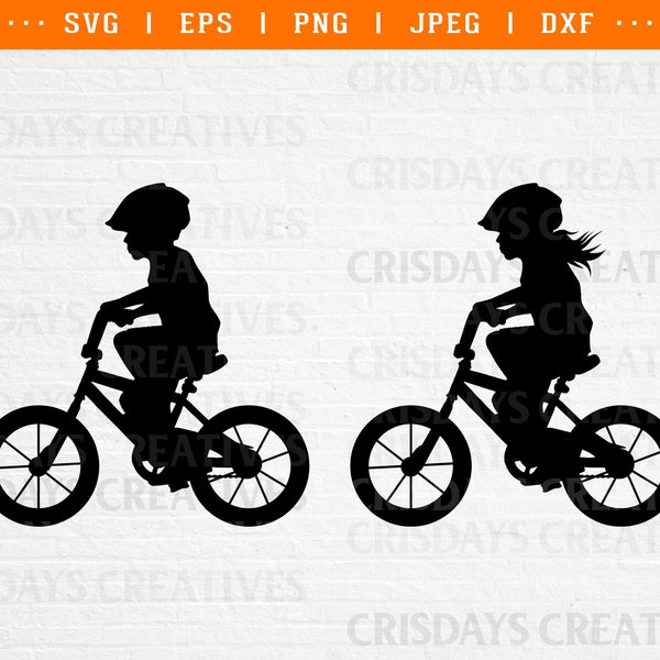 Kids Biker Svg| Bike svg| Girl Biker Svg| KidLife SVG| kid Bonding| Cut Files, Vector, Png, Jpeg, Clipart