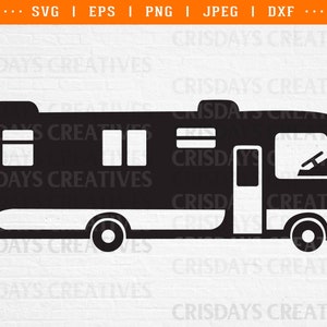 camping truck svg camping van svg camper svg camping svg camp svg rv camper svg caravan svg trailer svg cutfiles dxf png clipart silhouette