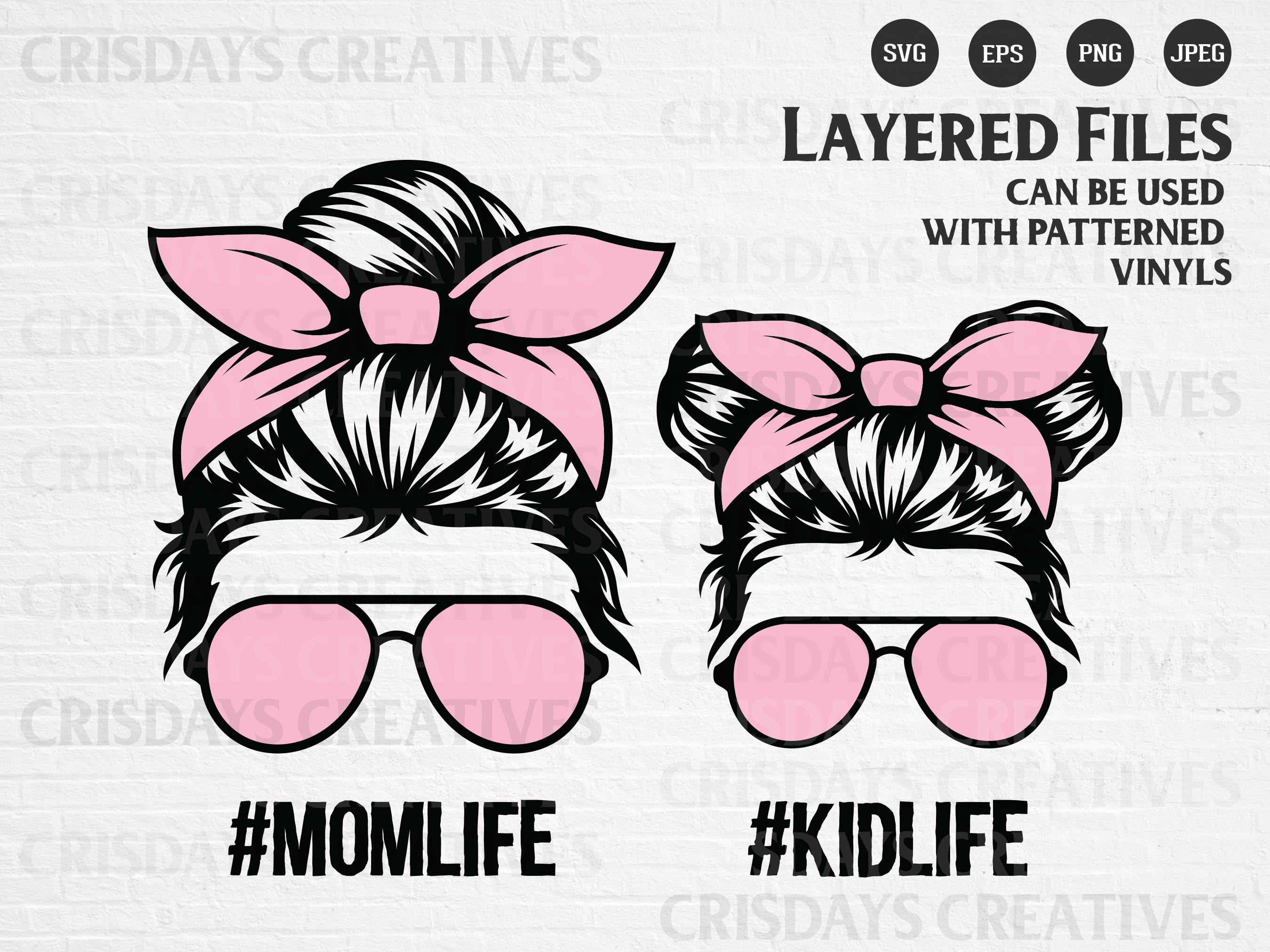 MomLife KidLife SVG Mom Life Pink SVG Kid Life Pink Svg Mom | Etsy