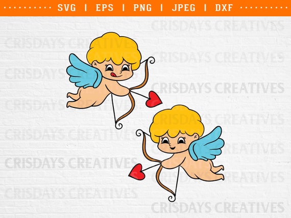 Diseño PNG Y SVG De Arco De Cupido Dibujado A Mano Para Camisetas