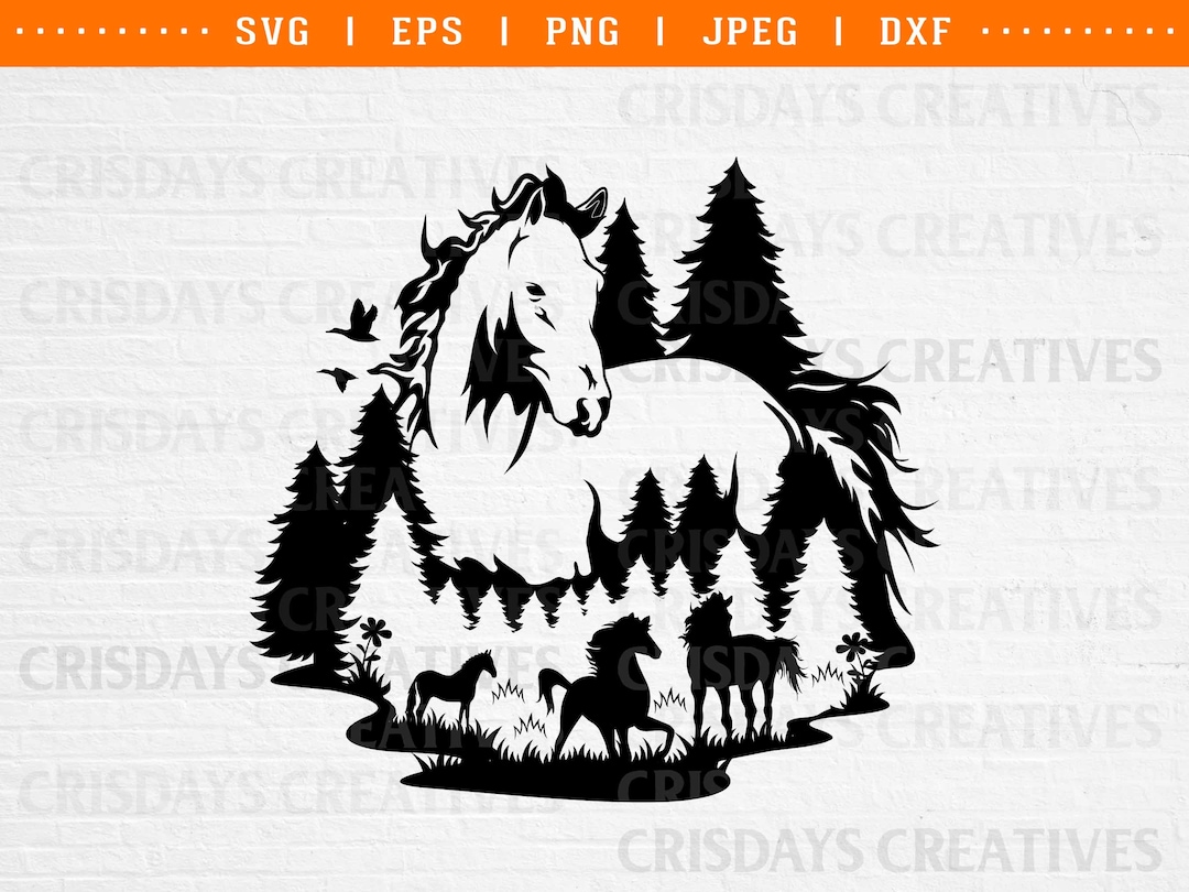 Horse Svg, Running Horse Svg, Wild Horse Svg, Horse Ride Svg, Mustang