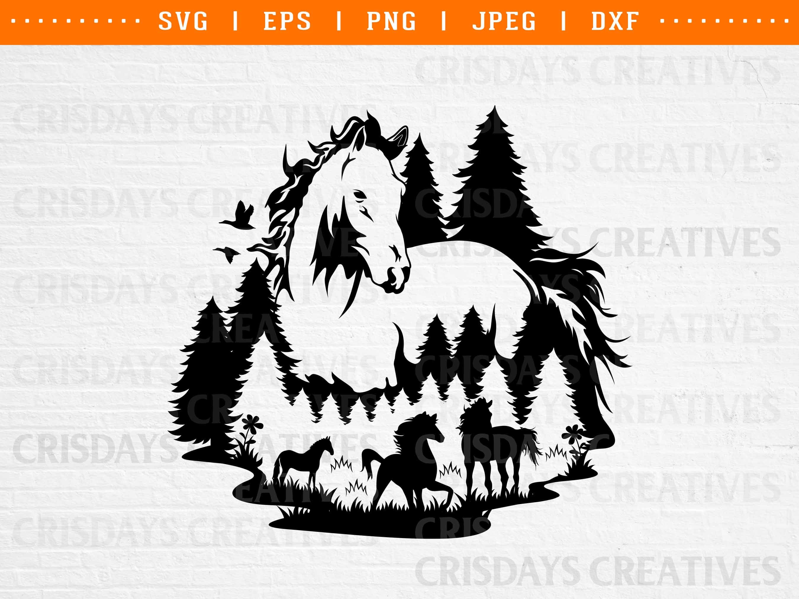 Horse Svg Running Horse Svg Wild Horse Svg Horse Ride Svg Etsy