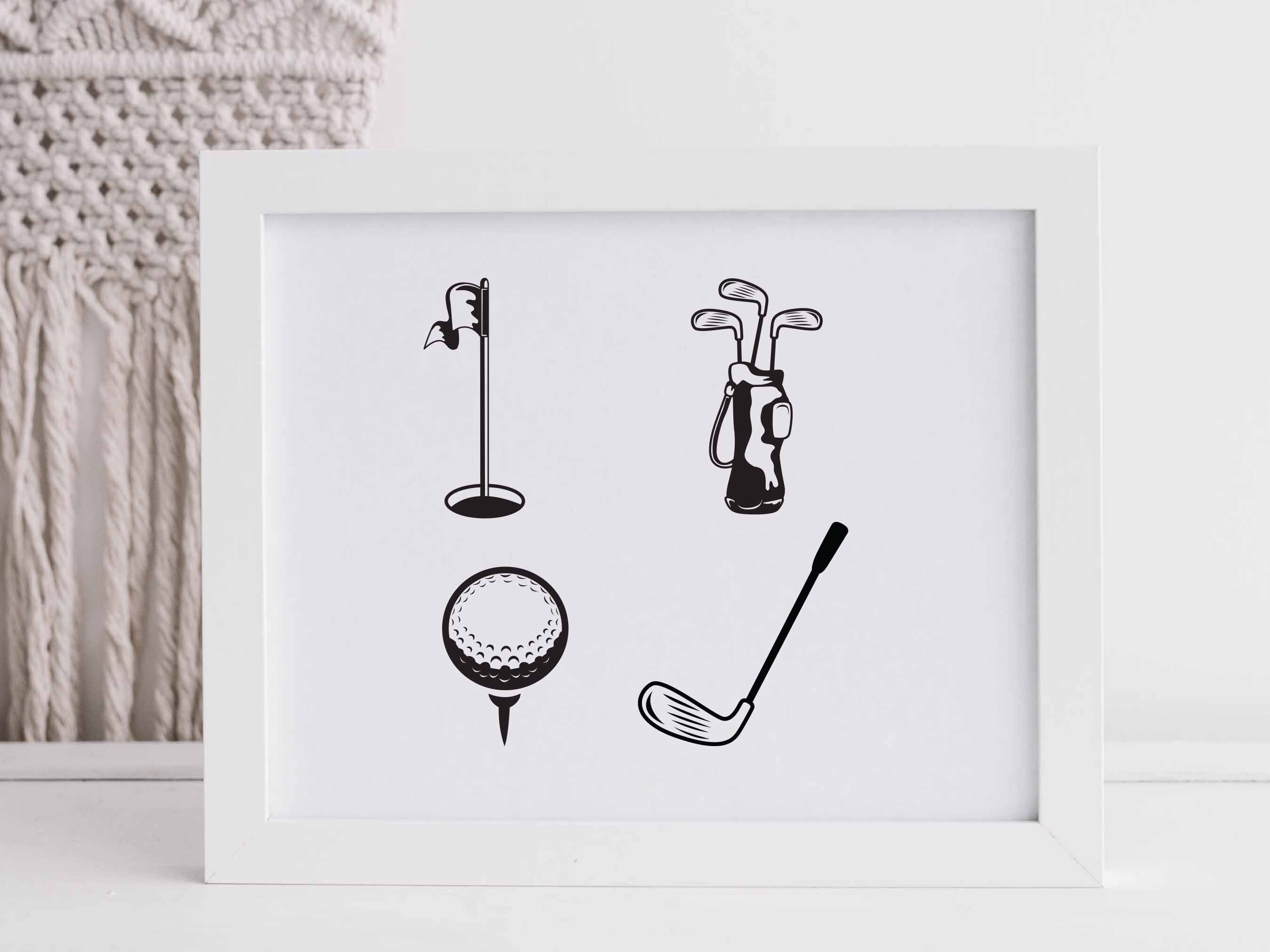 Golf Svg Golfer Svg Golfing Svg Golf Player Equipments Svg Etsy Canada