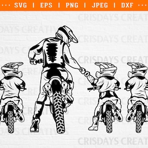 family motocross svg, dad motocross svg, motocross dad svg, dad and kids, dad and son, fathers day gift, fathers day shirt cut files png dxf