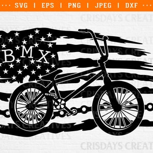 bmx svg, bmx bike svg, us flag bmx bike svg, bmx us flag svg, flag bmx, bmx silhouette, bmx clipart, bmx rider svg, bmx cut files, bmx dxf