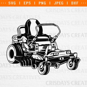 land mower svg, landmower, lawnmower svg, lawn mower svg, lawn care svg, landscaping svg, zero turn lawn mower svg cut files clipart svg dxf
