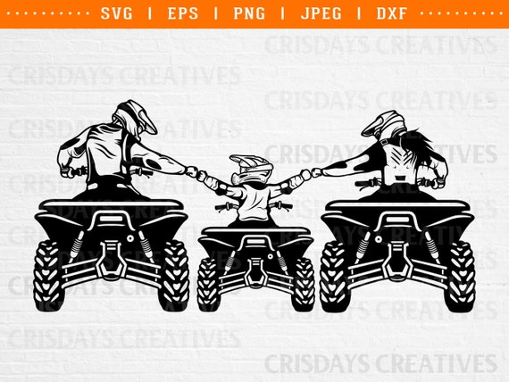 Atv family svg, atv svg, atv png, atv decals design png, atv stickers png, atv mom shirt png, atv riding, atv riding shirt, atv racing svg
