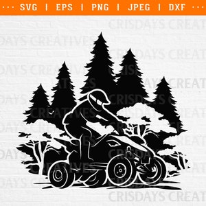Atv trail svg, atv scene svg, atv riding adventure svg, atv art svg, atv quad ornament svg, atv svg, atv decal png, atv sticker png, quad